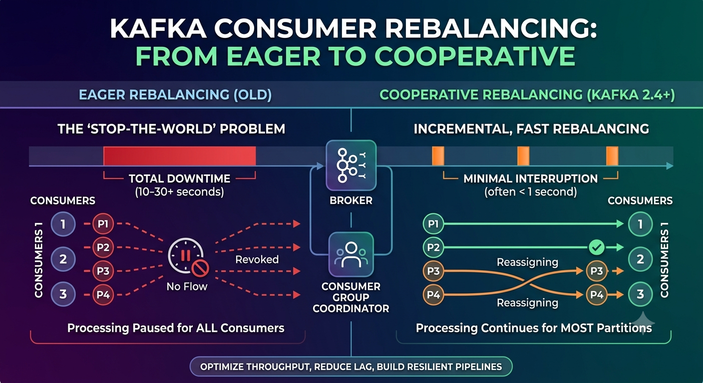 Kafka Consumer Rebalancing: From Eager to Cooperative – Heart of Stream Processing